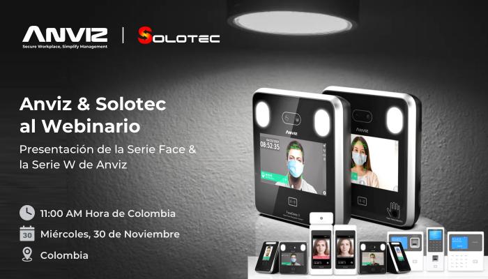 Anviz & Solotec al Webinario